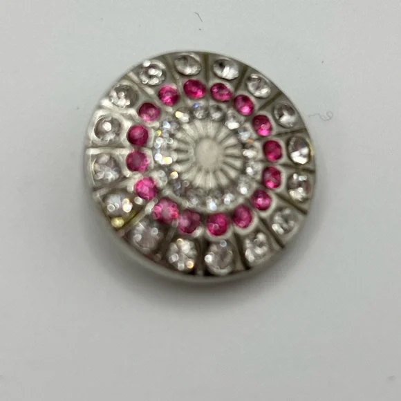 Ginger Snaps, Silver Tone Multi-Color Snap Charm BraceletW/5 Charms Size 71/2” - Picture 9 of 16